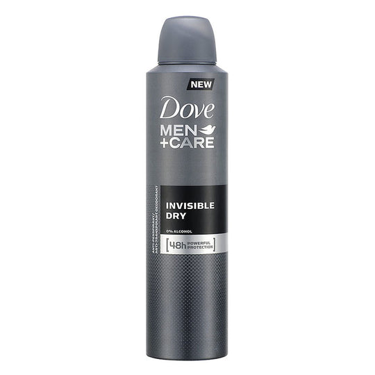 Dove Men+Care Invisible Dry Spray 250ml - Case of 6