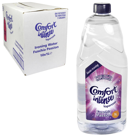 Comfort Fabric Intense Vaporesse Ironing Water Fuschia Passion 1L - Case of 10