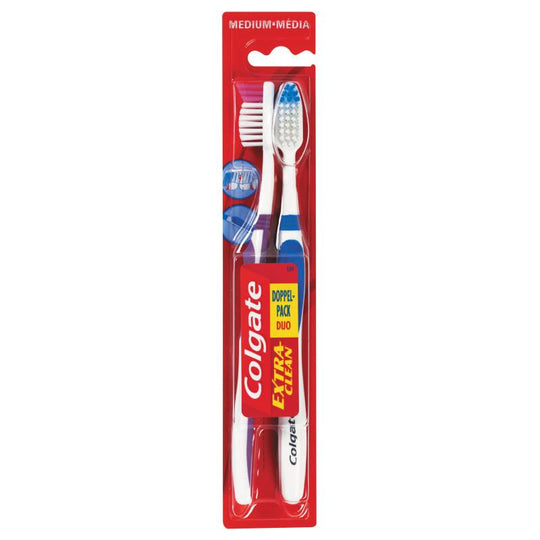Colgate Toothbrush Extra Clean Twin Pack - Tray of 12
