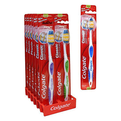 Colgate Classic Deep Clean Toothbrush - Pack of 12