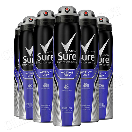 Sure Deodorant Active Dry 250ml - Case of 6