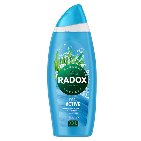 Radox Shower Gel Feel Active 750ml - Case of 6