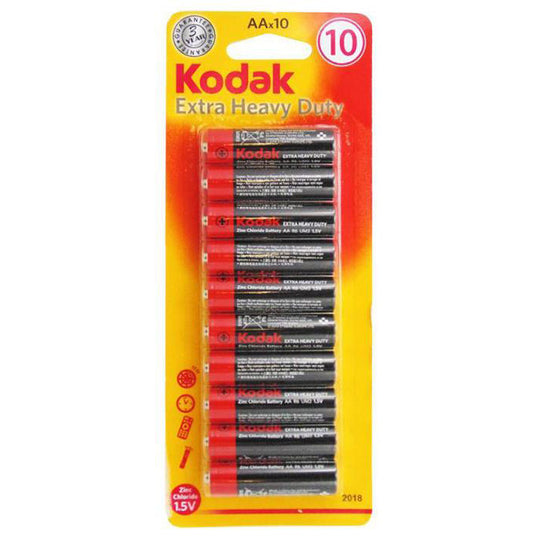 Kodak Zinc AA Battery R6 10 Pack - Case of 20
