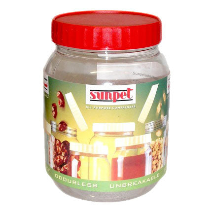 Sunpet Food Storage Containers Round 1500ml - Case of 6