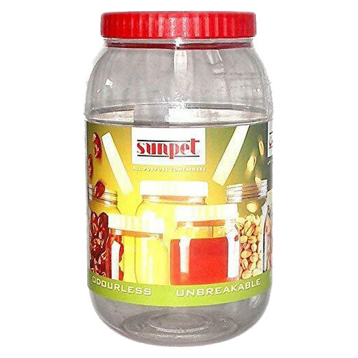 Sunpet Food Storage Containers Round 2000ml - Case of 6