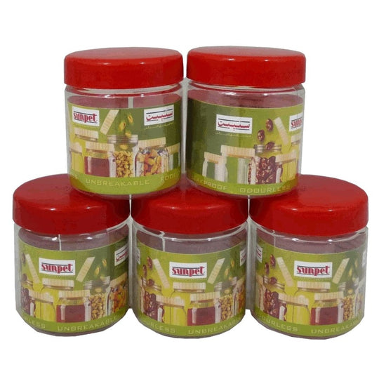 Sunpet Food Storage Containers Round 100ml 6 Pack - Case of 12