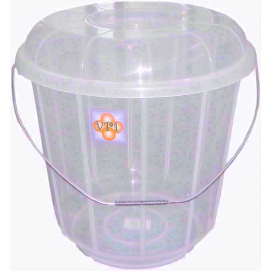 VPL Bucket with Lid 13L Clear