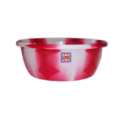 VPL Multipurpose Plastic Basin Tub 10" Red White