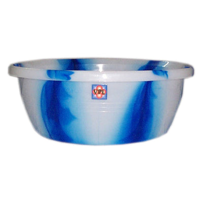 VPL Multipurpose Plastic Basin Tub 18" Blue White