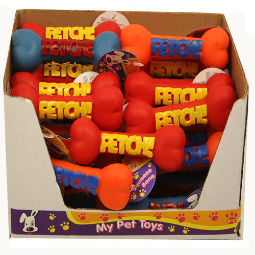 Pet Squeeze Bone Toy
