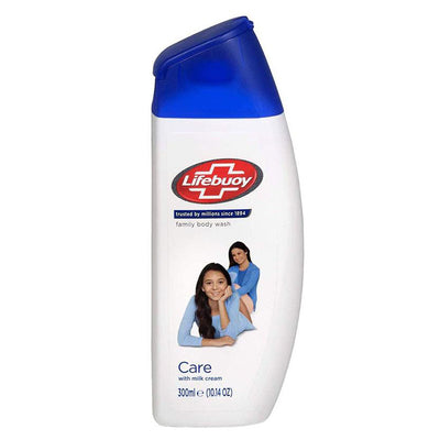 Lifebuoy Family Body Wash Care with Milk 300ml - Case of 6