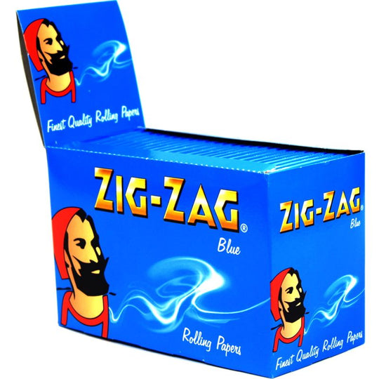 Zig Zag Rolling Papers Blue - Case of 100