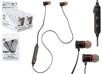 Hi Definition Wireless In Ear Magnetic Earphones - Case of 16