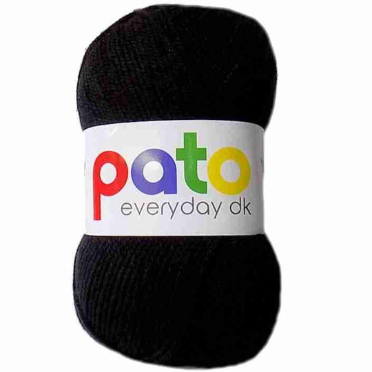 Pato Everyday Double Knitting - Black