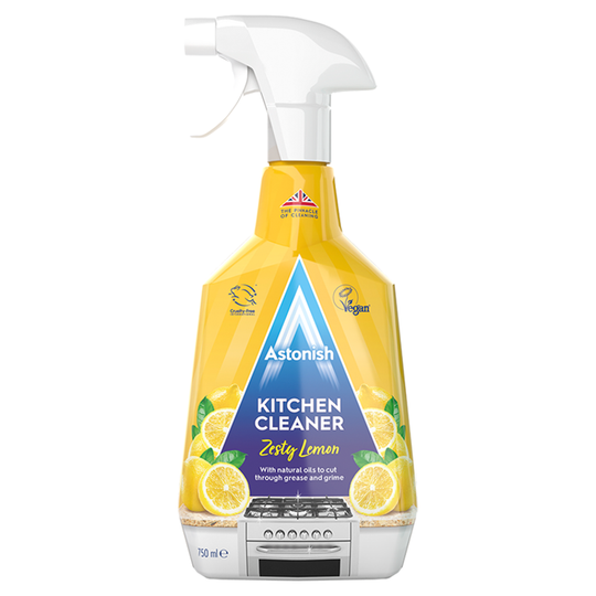 Astonish Kitchen Cleaner Zesty Lemon 750ml - Case of 12