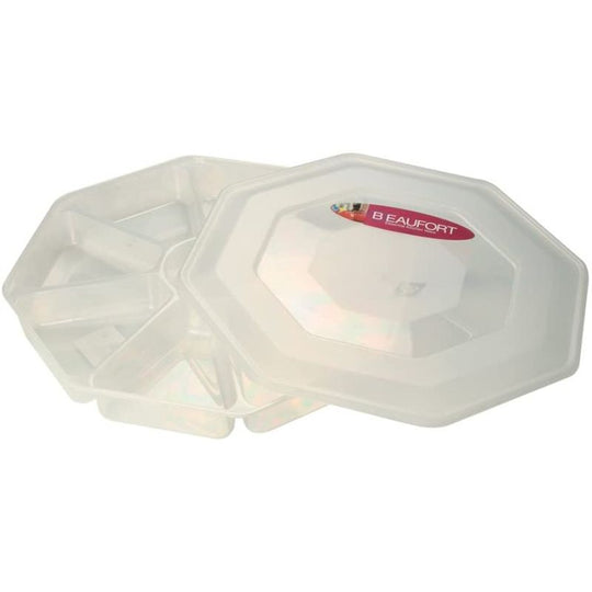 Beaufort Nibbles Tray 8 Section with Lid