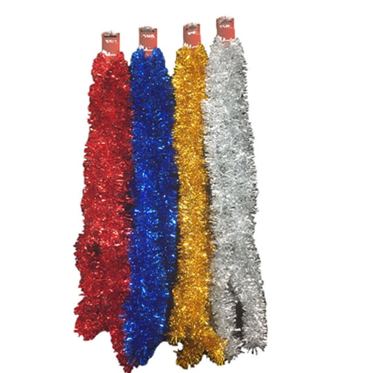Christmas Tinsel Assorted Colours