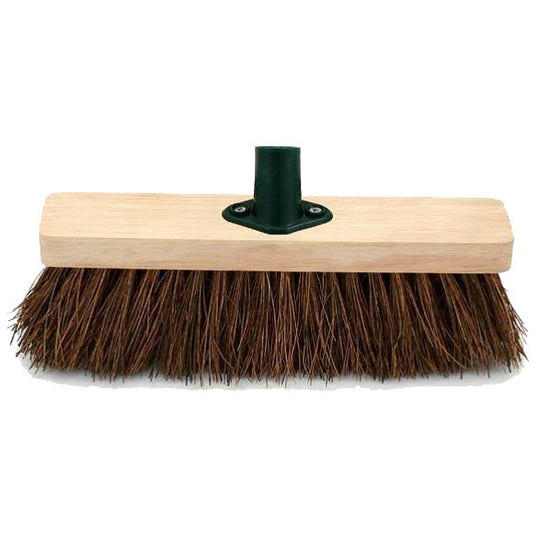Charles Bentley Broom Head with Bracket Stiff Bassine Fill 11.4”