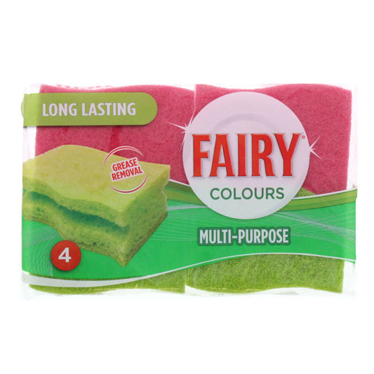 Fairy Multi Purpose Scourer 4 Pack - Case of 12