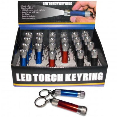 LED Torch Keyring - Case of 24
