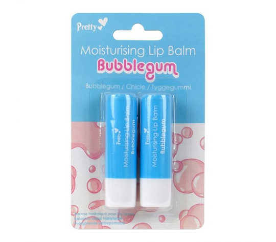 Pretty Moisturising Lip Balm Bubblegum 2 Pack - Case of 12