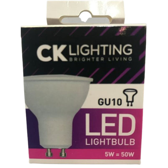 C K Lighting GU10 Bulb 5W 50W - Case of 20