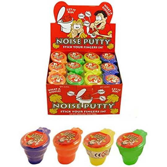Noisy Putty Toilet Tubs Assorted Colour - Case of 24