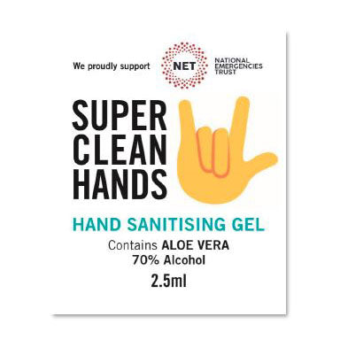 Super Clean Hand Sanitising Gel Sachet - Case of 1000