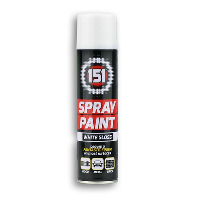 151 Spray Paint White Gloss 250ml