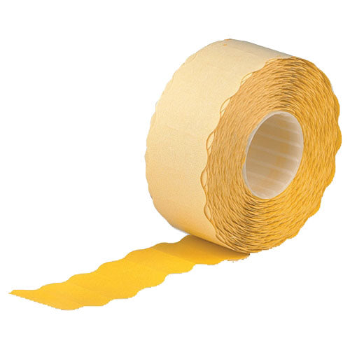 Yellow Pricing Labels Rolls