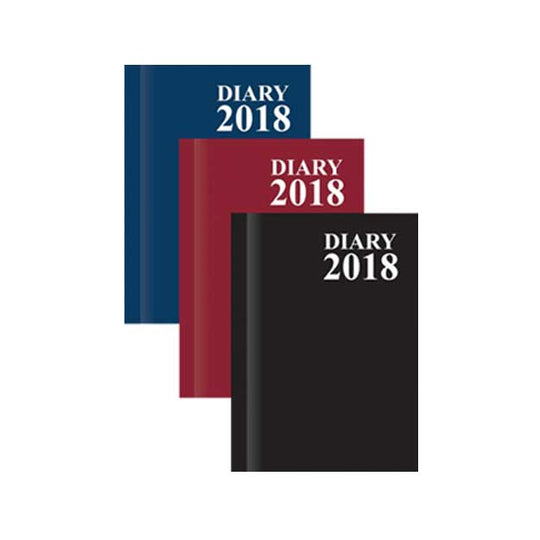 A6 Week to View Diary 2018