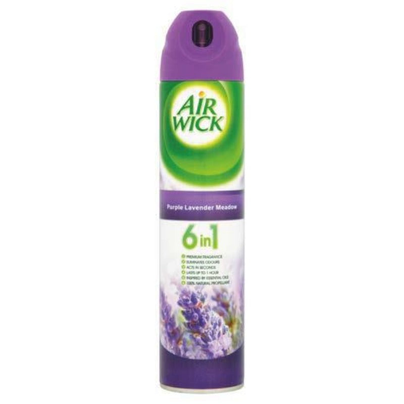 Air Wick 6 in 1 Purple Lavender Meadow 240ml Case of 12 Wholesale
