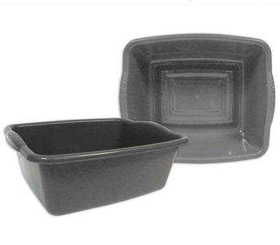 Oblong Washing up Bowl Silver