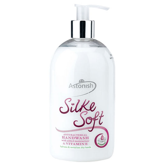 Astonish Antibacterial Handwash Silke Soft with Moisturiser & Vitamin E 500ml