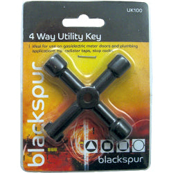 4 way utility key blackspur IK100