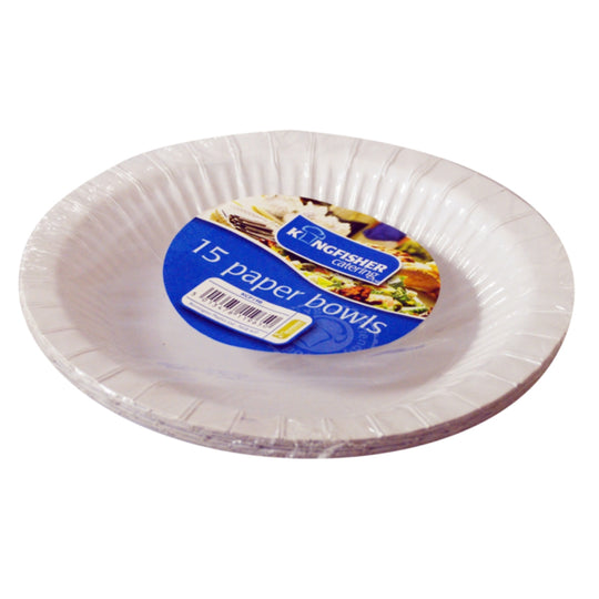 Kingfisher Paper Bowls 8” 15 Pack
