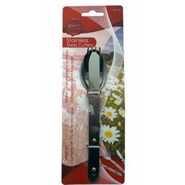 Redwood Leisure Stainless Steel Camping Cutlery 3 piece