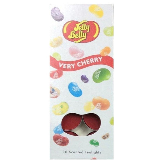 Jelly Belly Scented Tealights Cherry 10 Pack - Case of 10