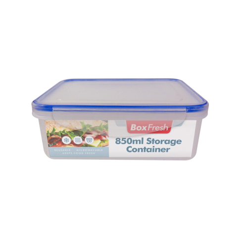 Reusable Rectangular Food Storage Container 850ml