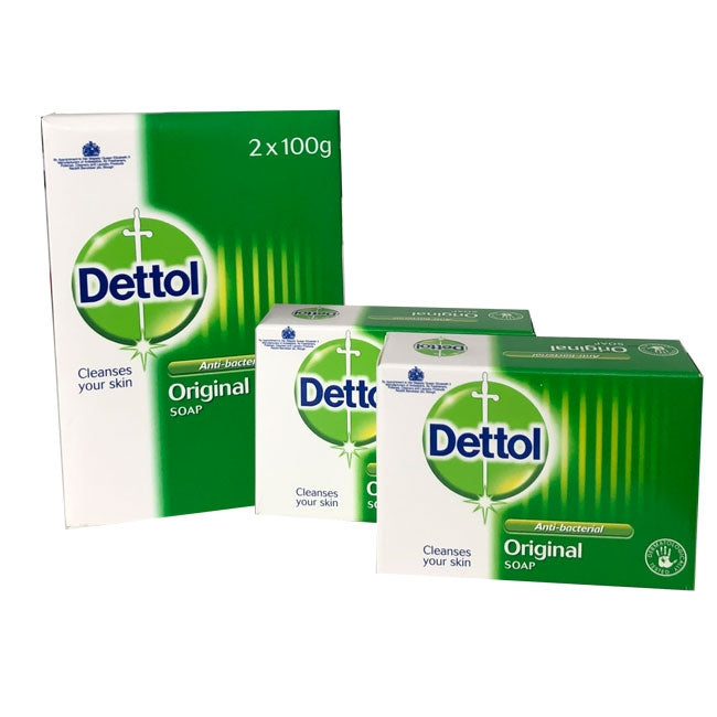 Dettol Antibacterial Original Soap 2 x 100g Twin Pack - Case of 6