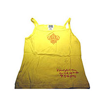 Dirty Girl Style Tank Top in Yellow