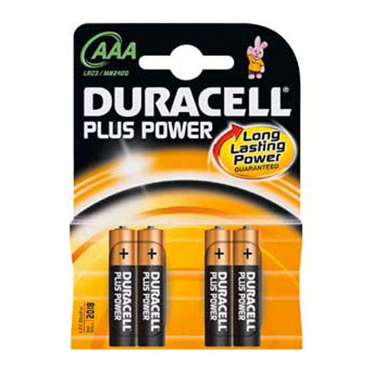 6x Piles Duracell Alkaline Power Plus AAA
