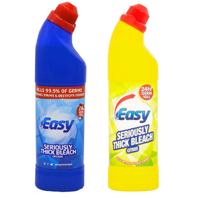 Quarter Pallet Deal : 216 x Easy Seriously Thick Bleach Original & Citrus 750ml