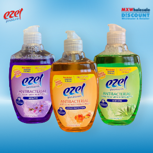 Ezel Premium Antibacterial Hand Wash Soap with Moisturizers 400ml