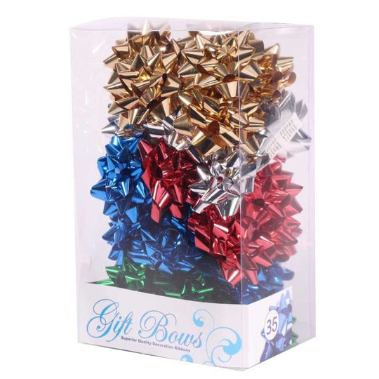 Metallic Galaxy Gift Bows Assorted - Case of 10