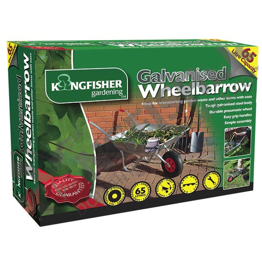 Galvanised WheelBarrow 65L