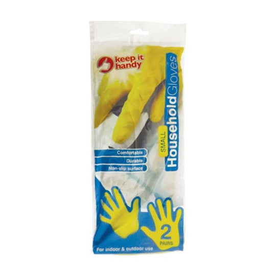 Household Gloves 2 Pairs Small