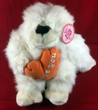 "I Love You" Gorilla Soft Toy with Heart Design 30cm