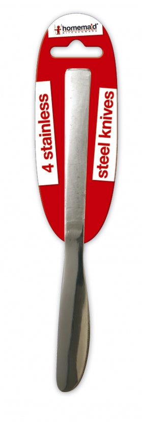 Homemaid Stainless Steel Knives 4 Pack