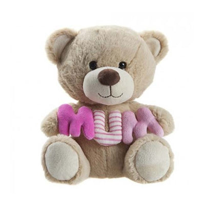 25cm Honey Bear Holding Mum